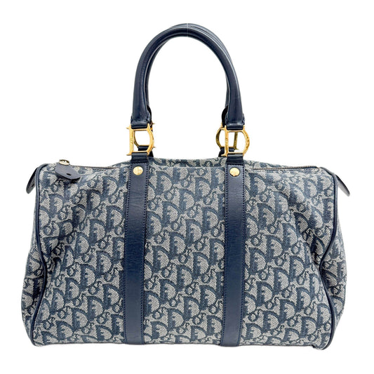 Boston Blue Trotter Canvas Handle Bag