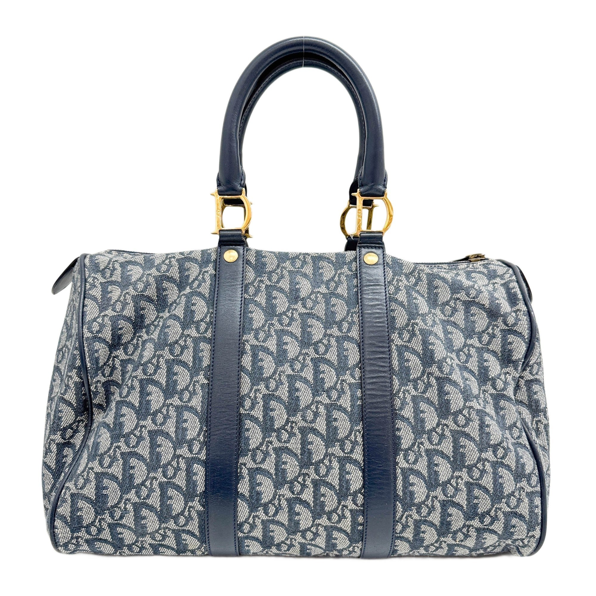 Boston Blue Trotter Canvas Handle Bag