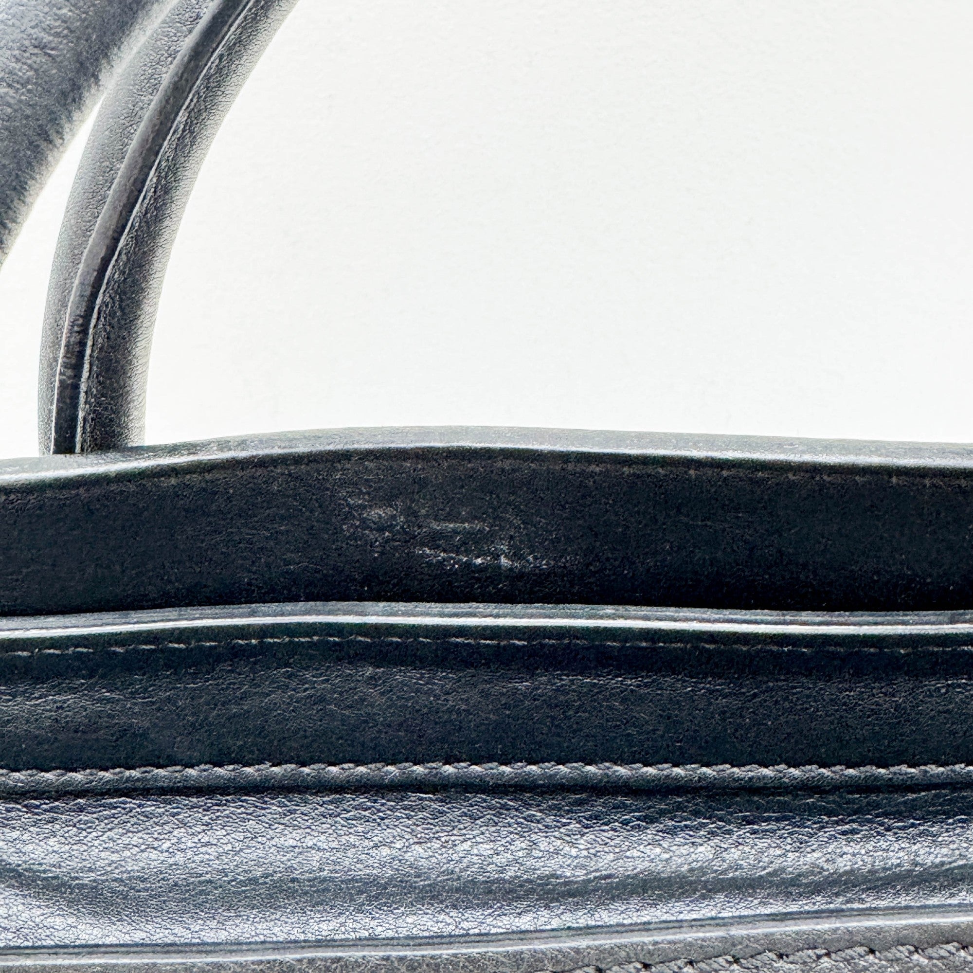 Luggage Phantom Black Trim Navy Blue Denim Hand Bag