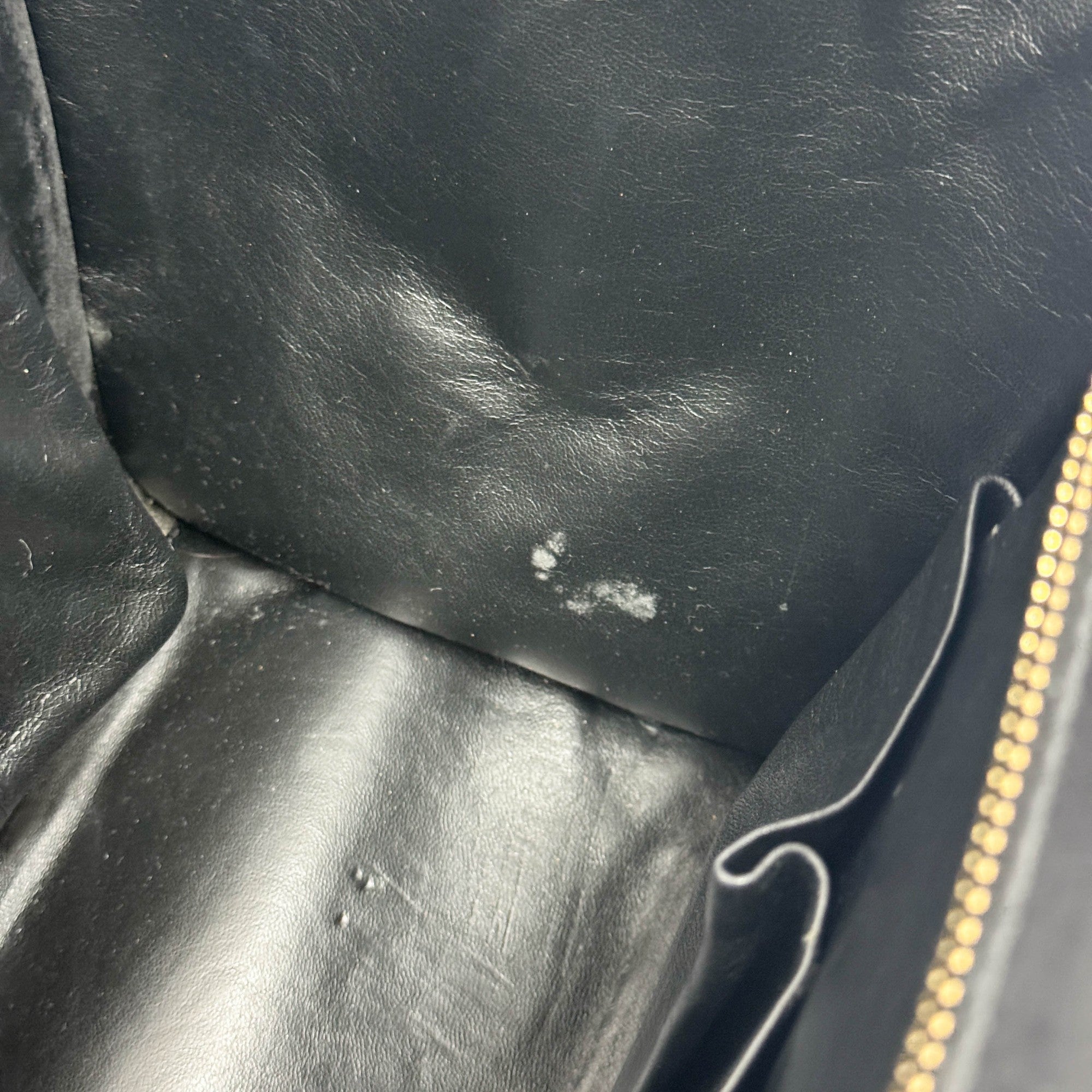 Luggage Phantom Black Trim Navy Blue Denim Hand Bag