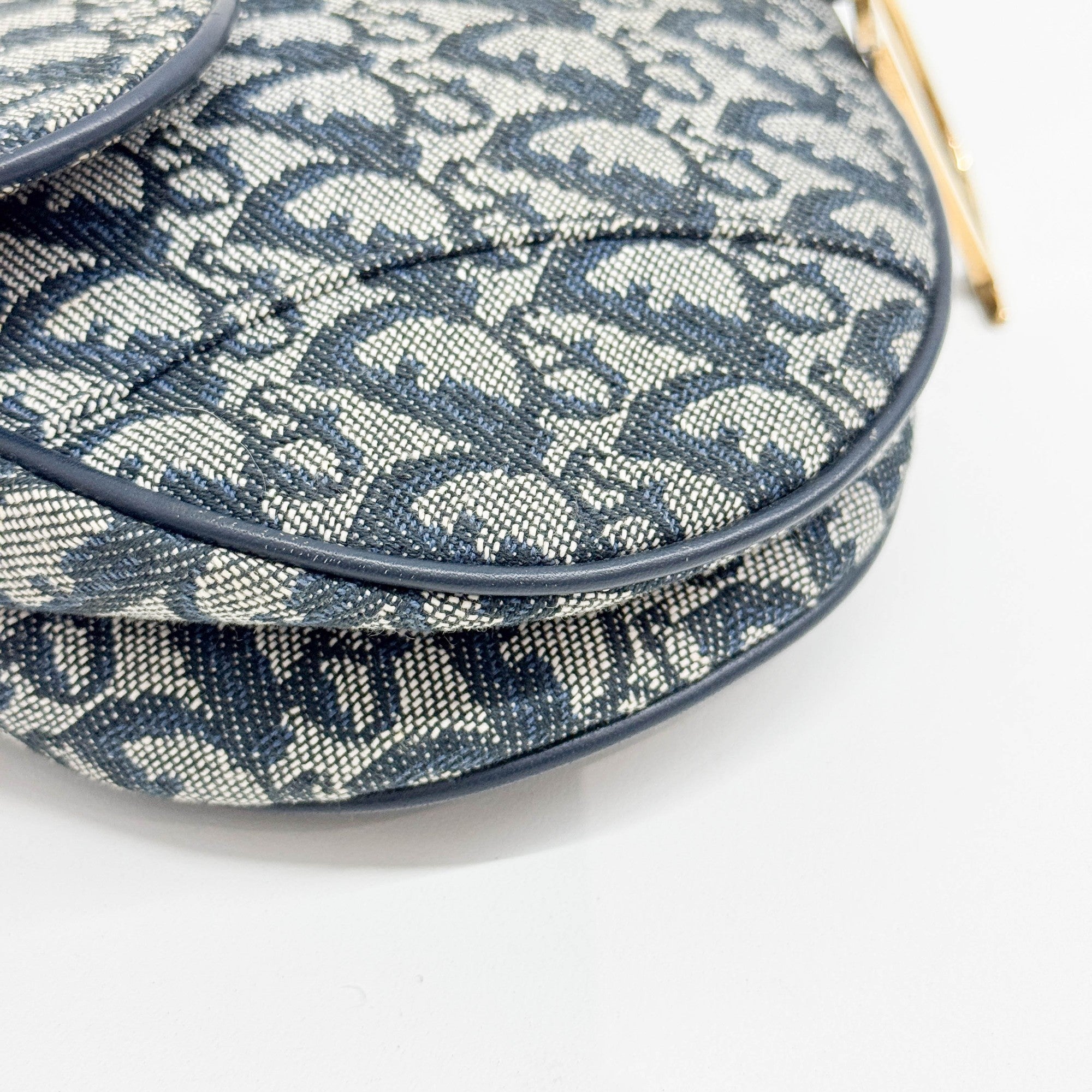Saddle Blue Trotter Canvas Shoulder Bag