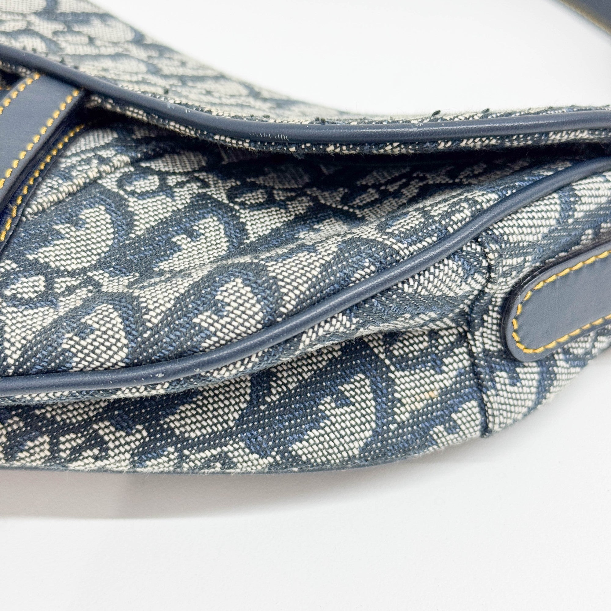 Saddle Blue Trotter Canvas Shoulder Bag