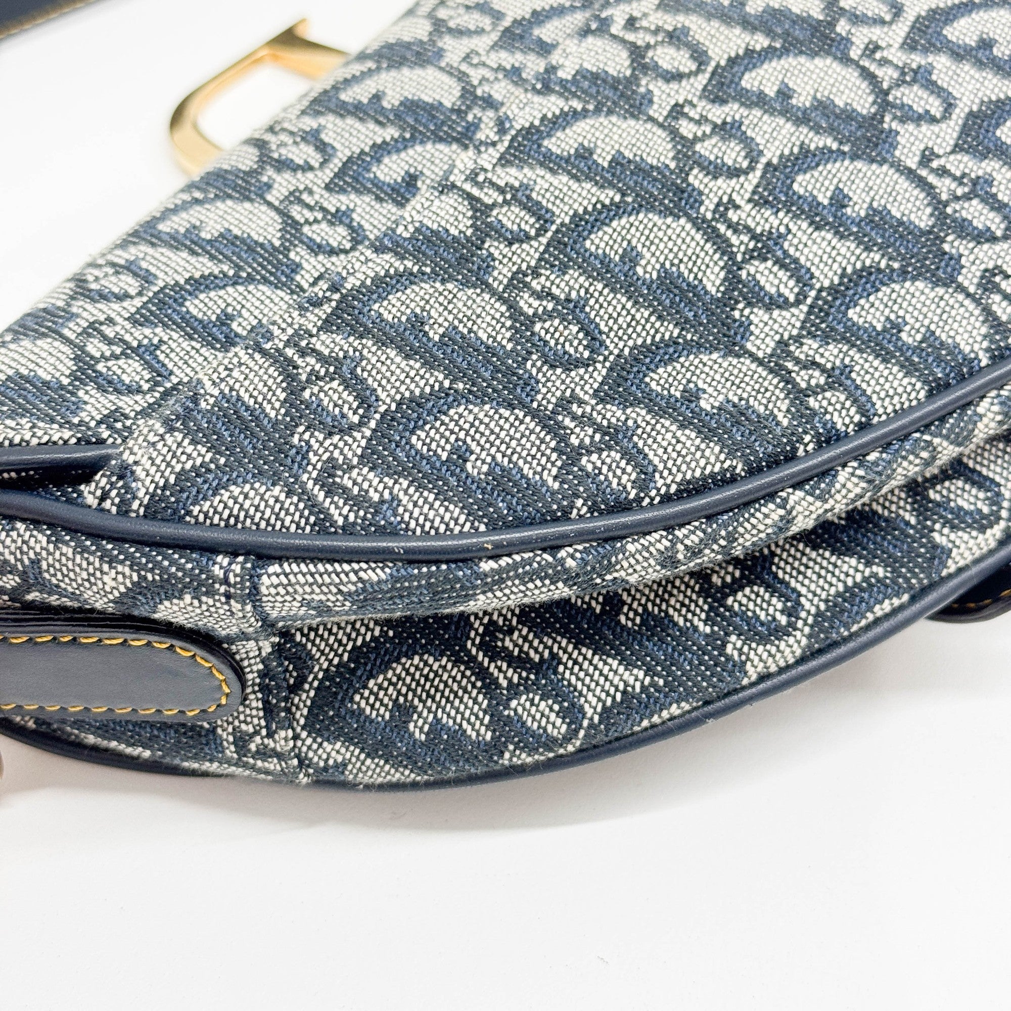 Saddle Blue Trotter Canvas Shoulder Bag