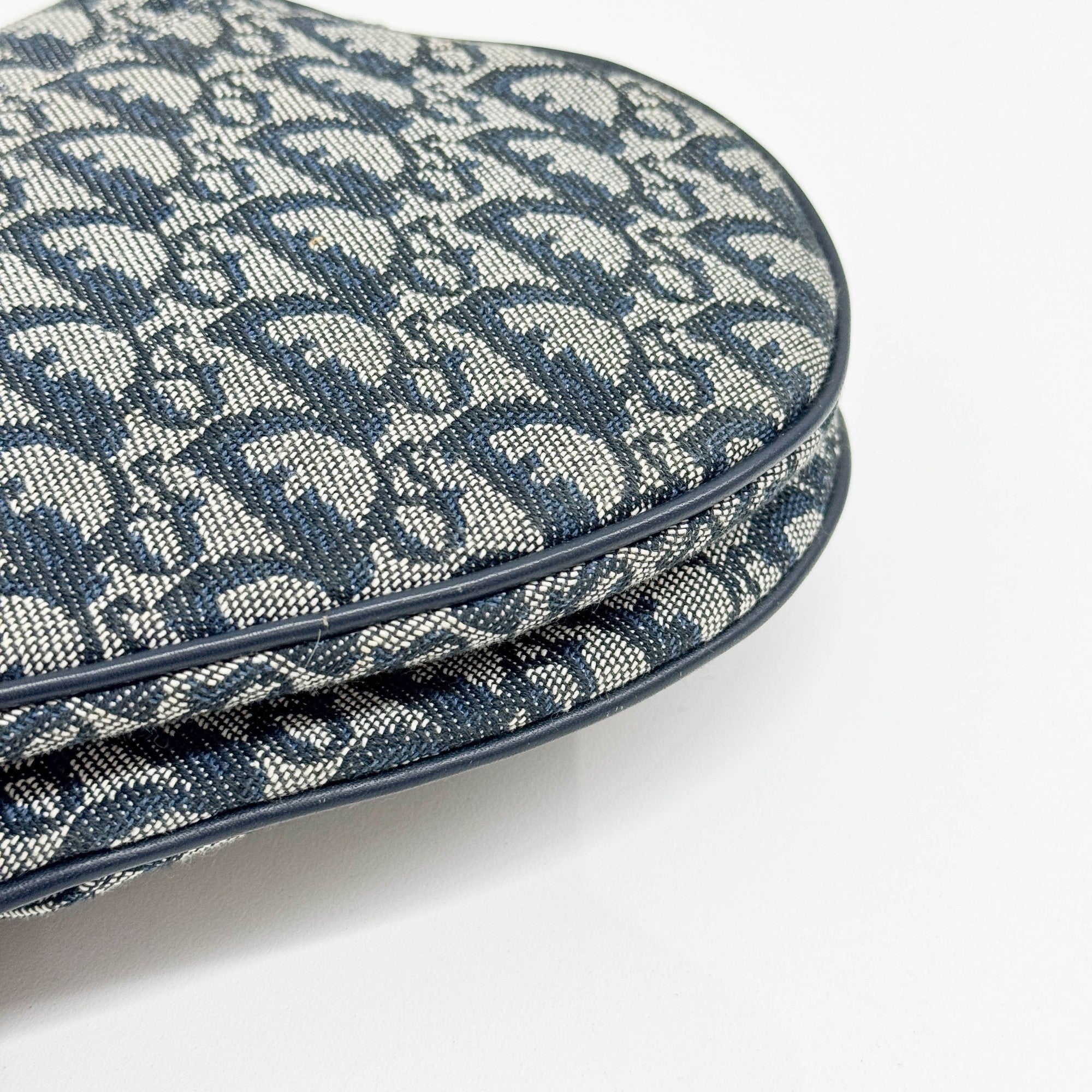 Saddle Blue Trotter Canvas Shoulder Bag