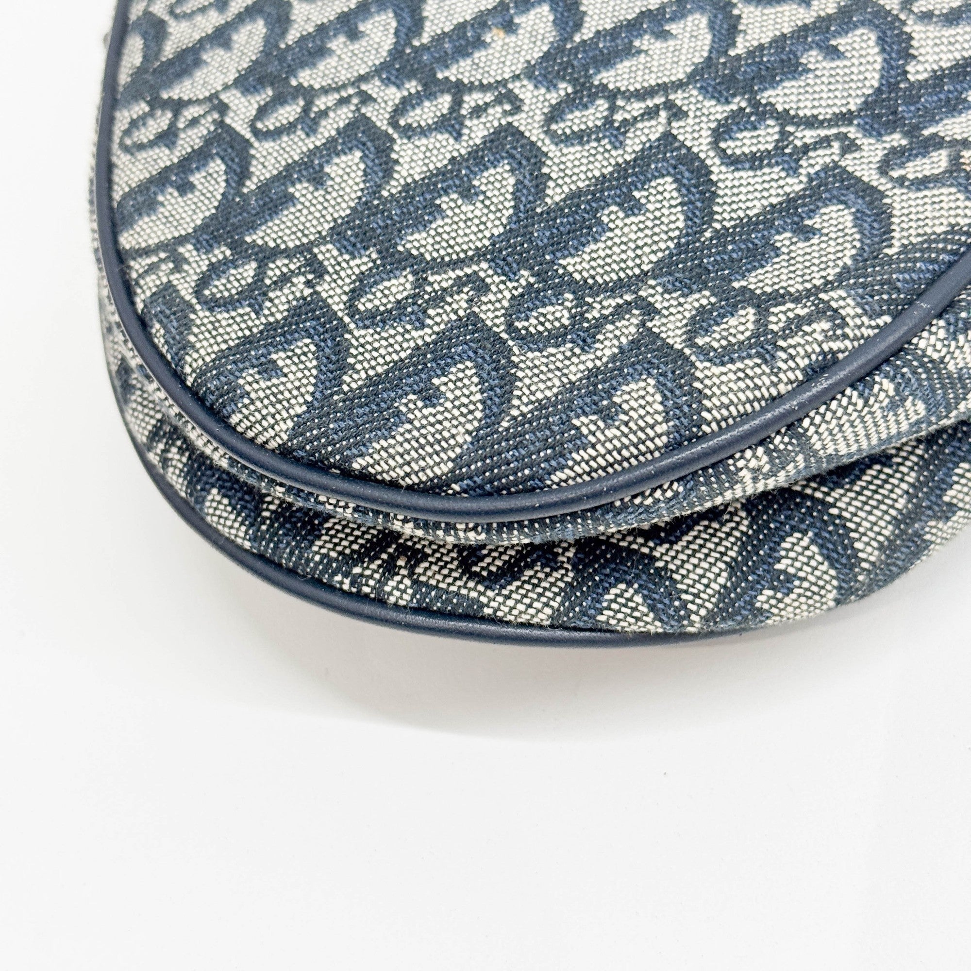 Saddle Blue Trotter Canvas Shoulder Bag