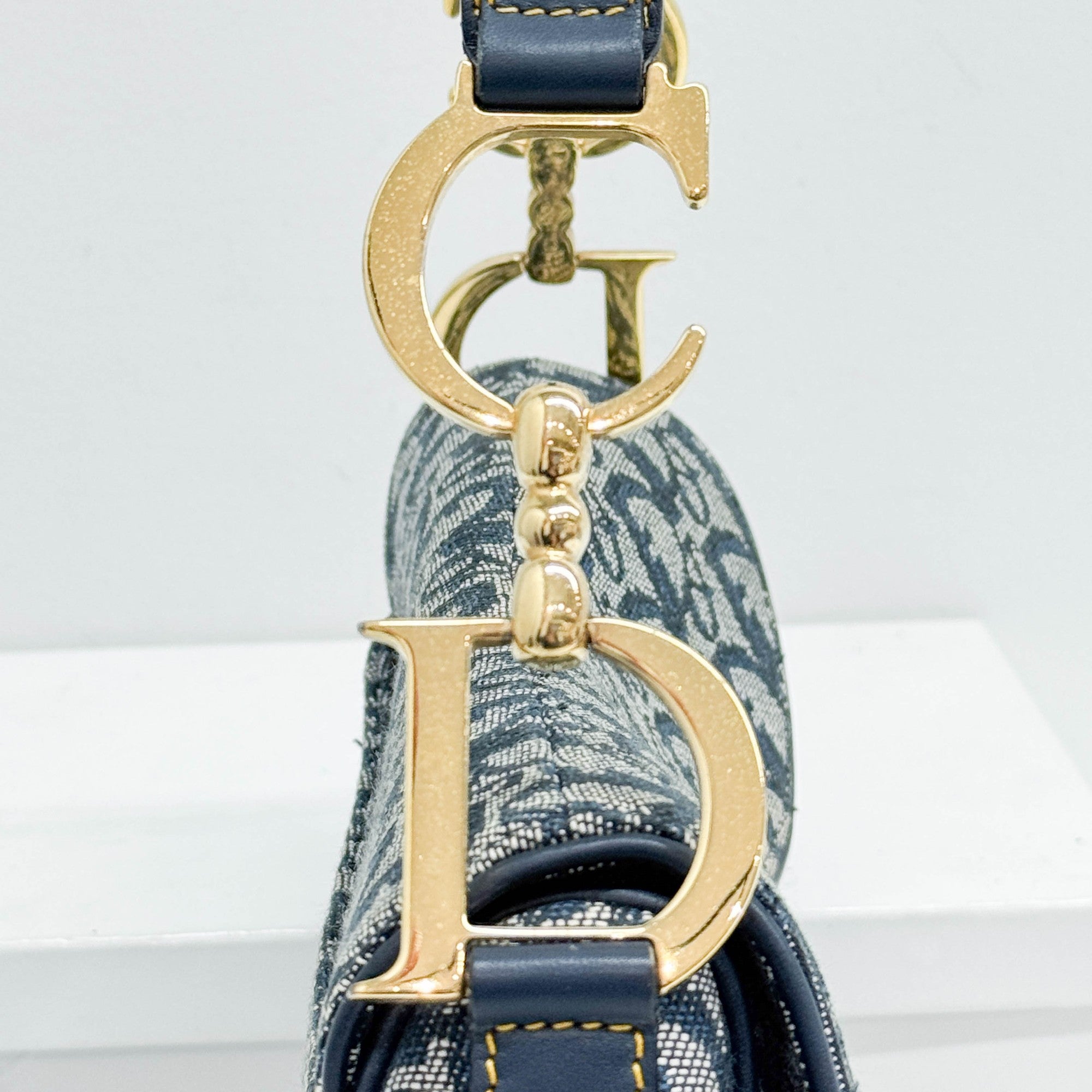 Saddle Blue Trotter Canvas Shoulder Bag