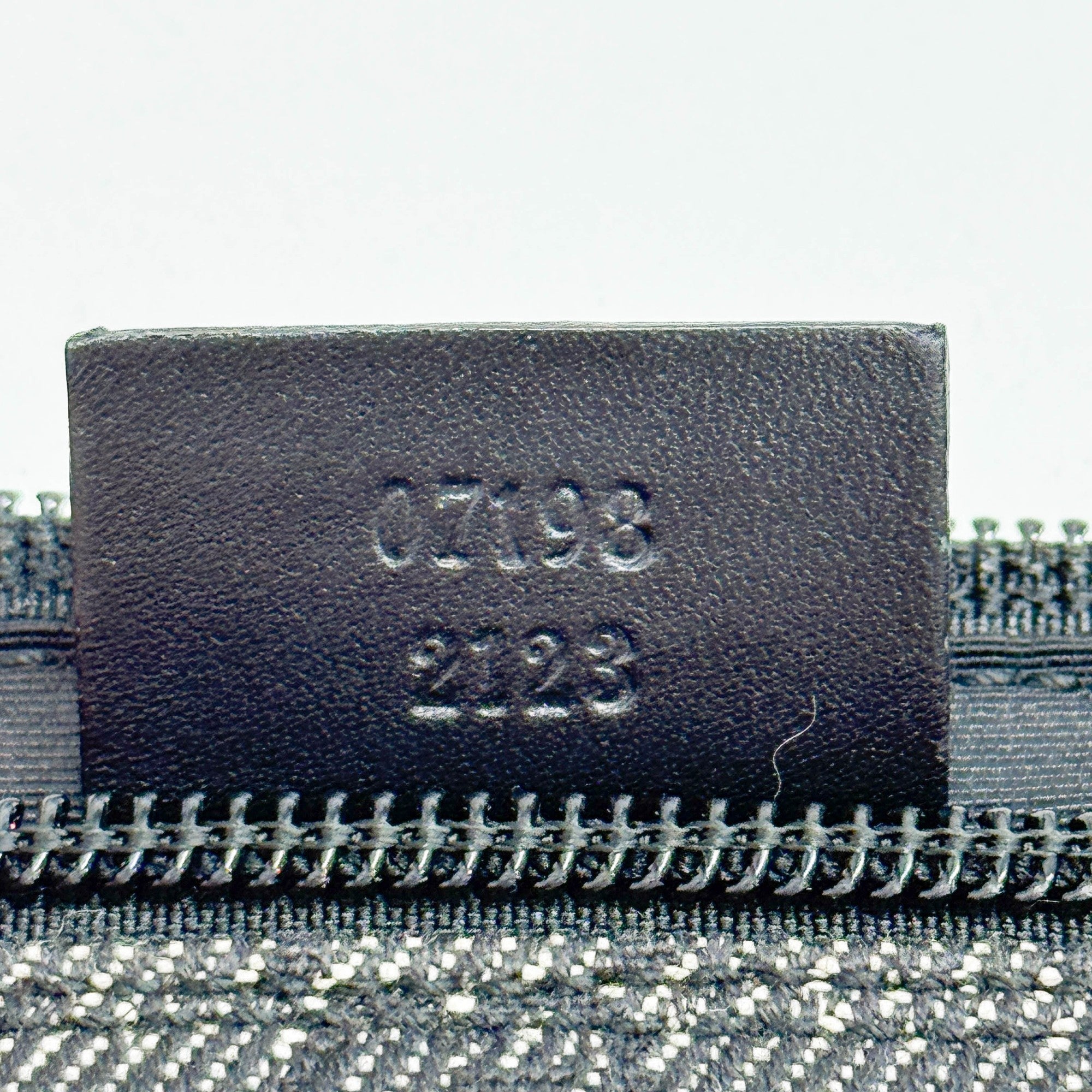 Boat Black GG Denim Pouch Bag