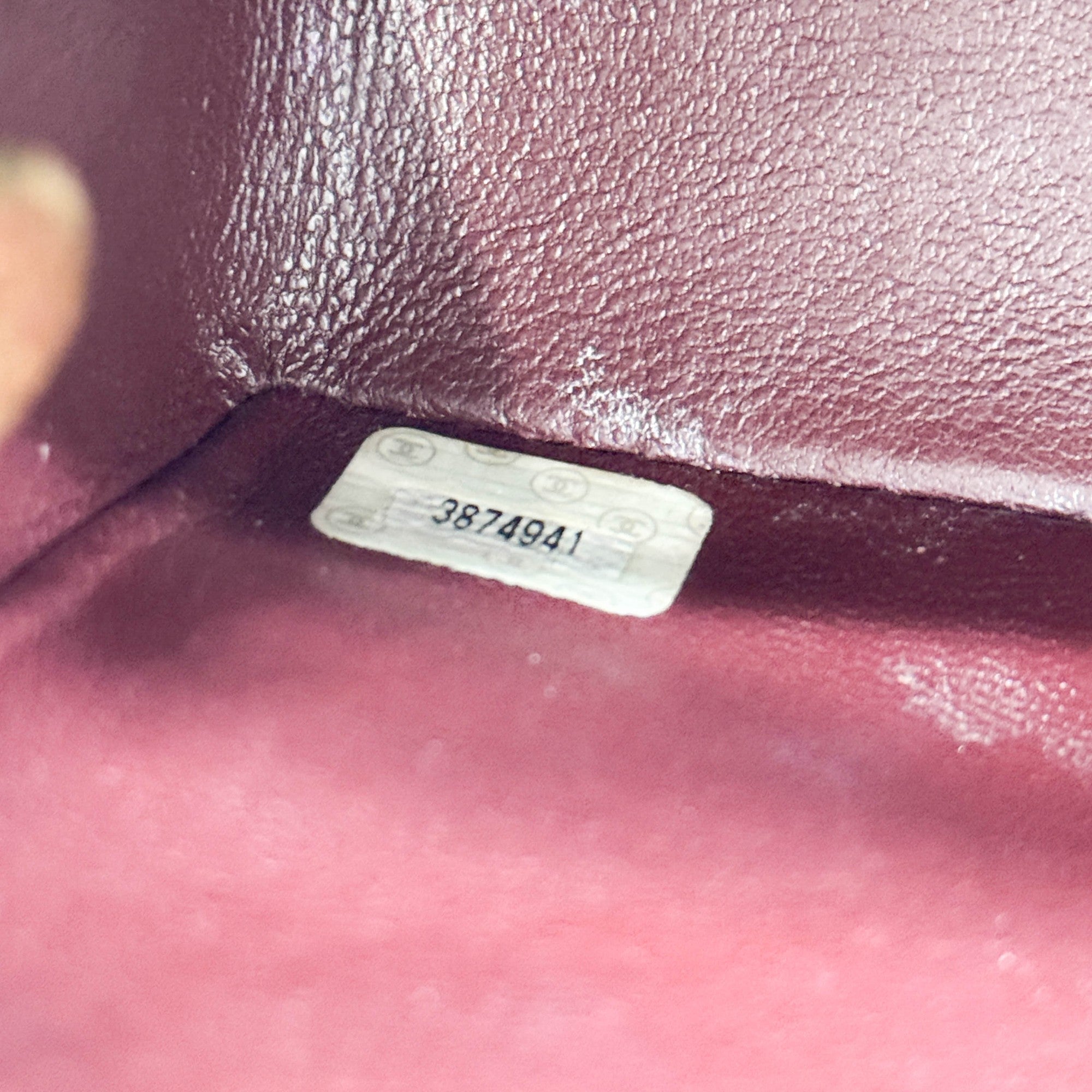 Mini Classic Flap 1994-1996 Matelasse Black Leather Shoulder Bag