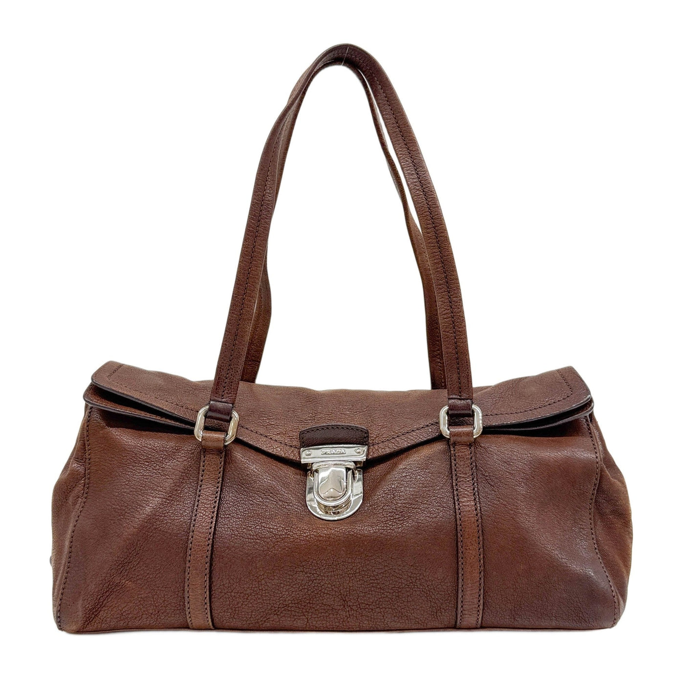 Brown Leather Shoulder Bag