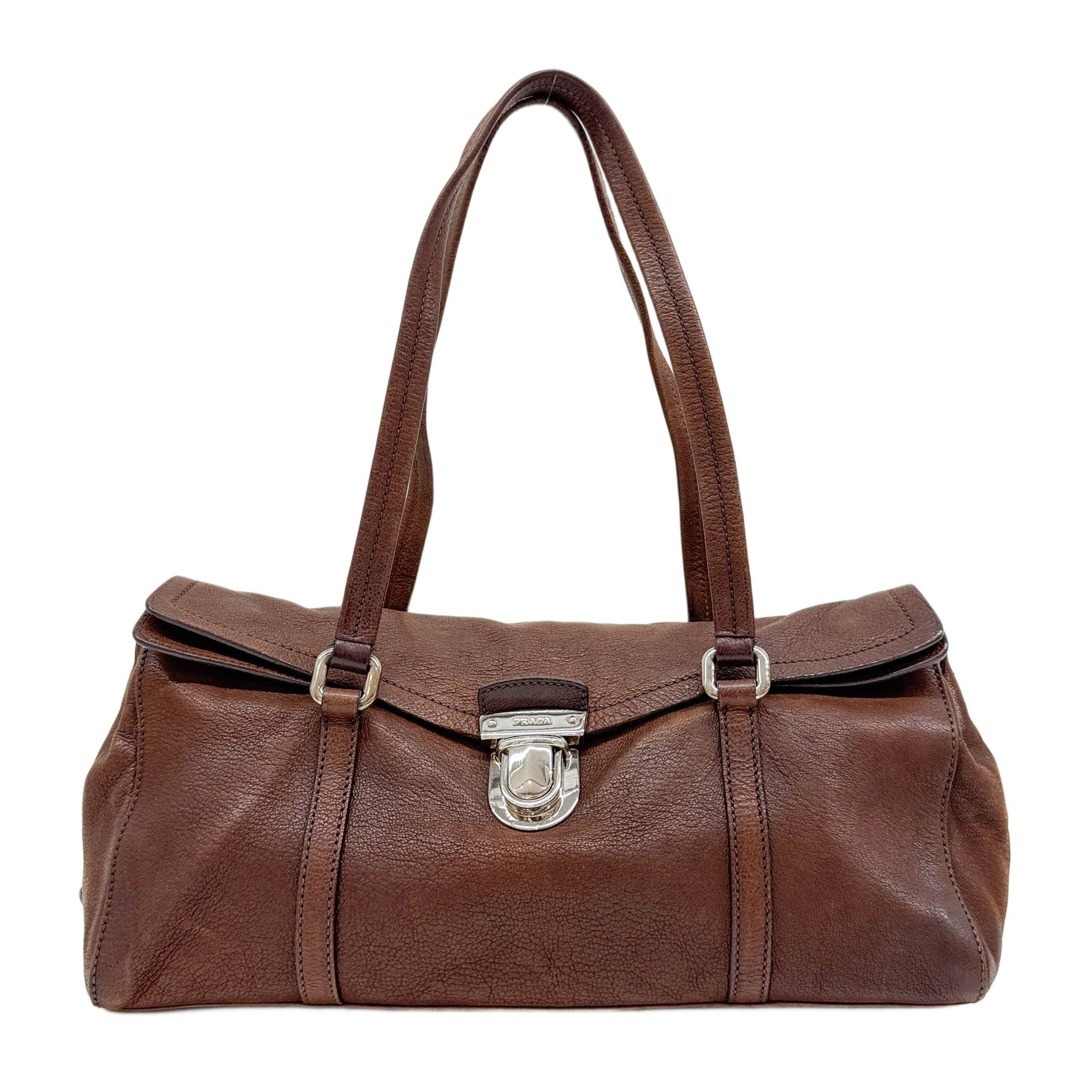 Brown Leather Shoulder Bag
