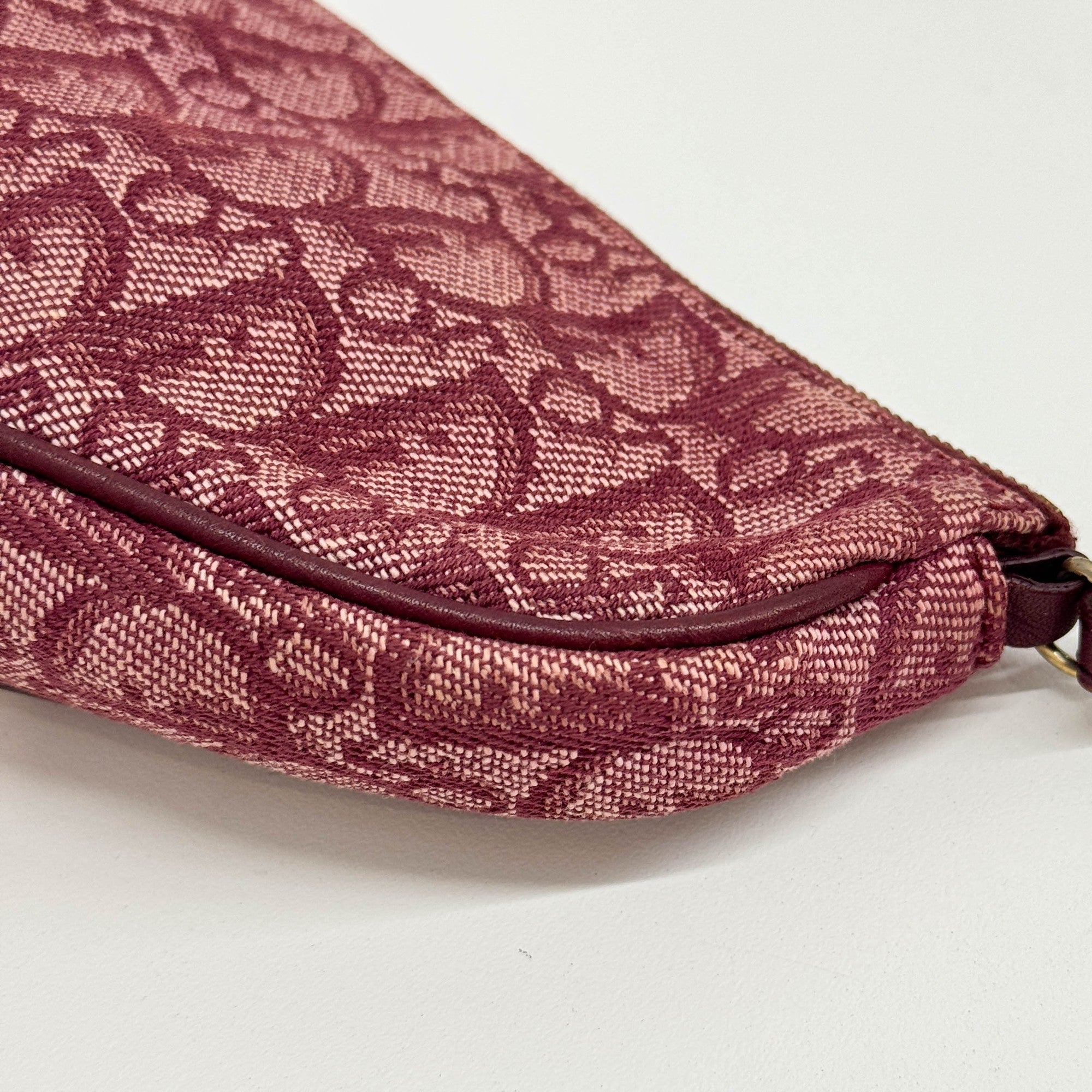 Saddle Vintage Classic Red Trotter Canvas Shoulder Bag