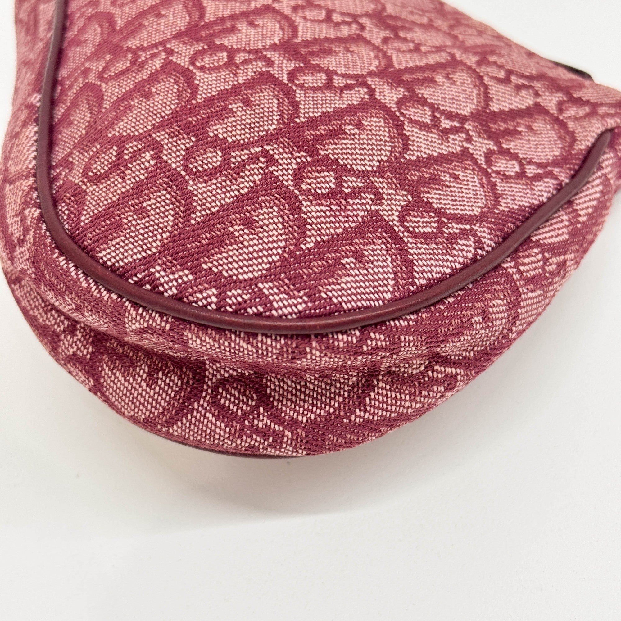 Saddle Vintage Classic Red Trotter Canvas Shoulder Bag