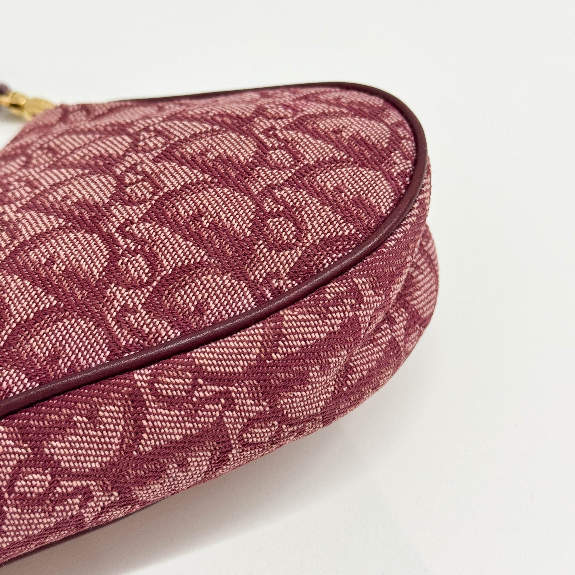 Saddle Vintage Classic Red Trotter Canvas Shoulder Bag