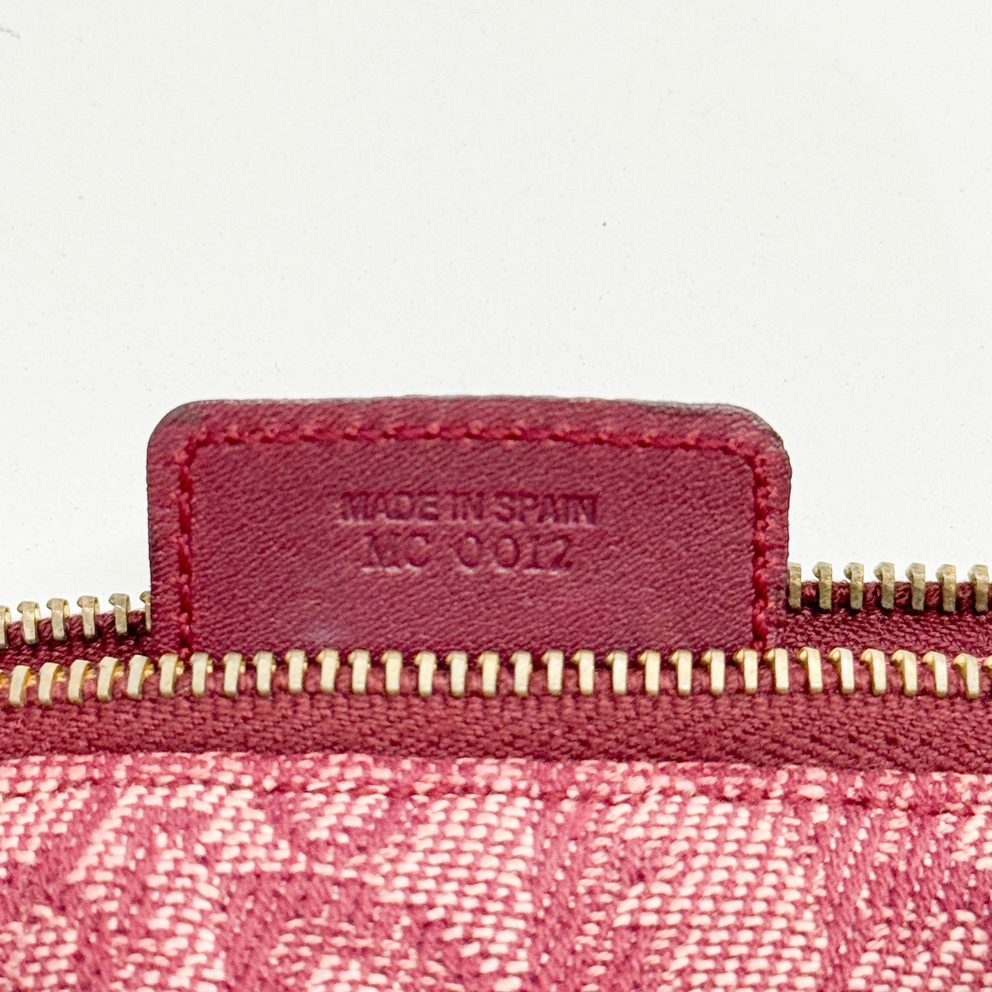 Saddle Vintage Classic Red Trotter Canvas Shoulder Bag