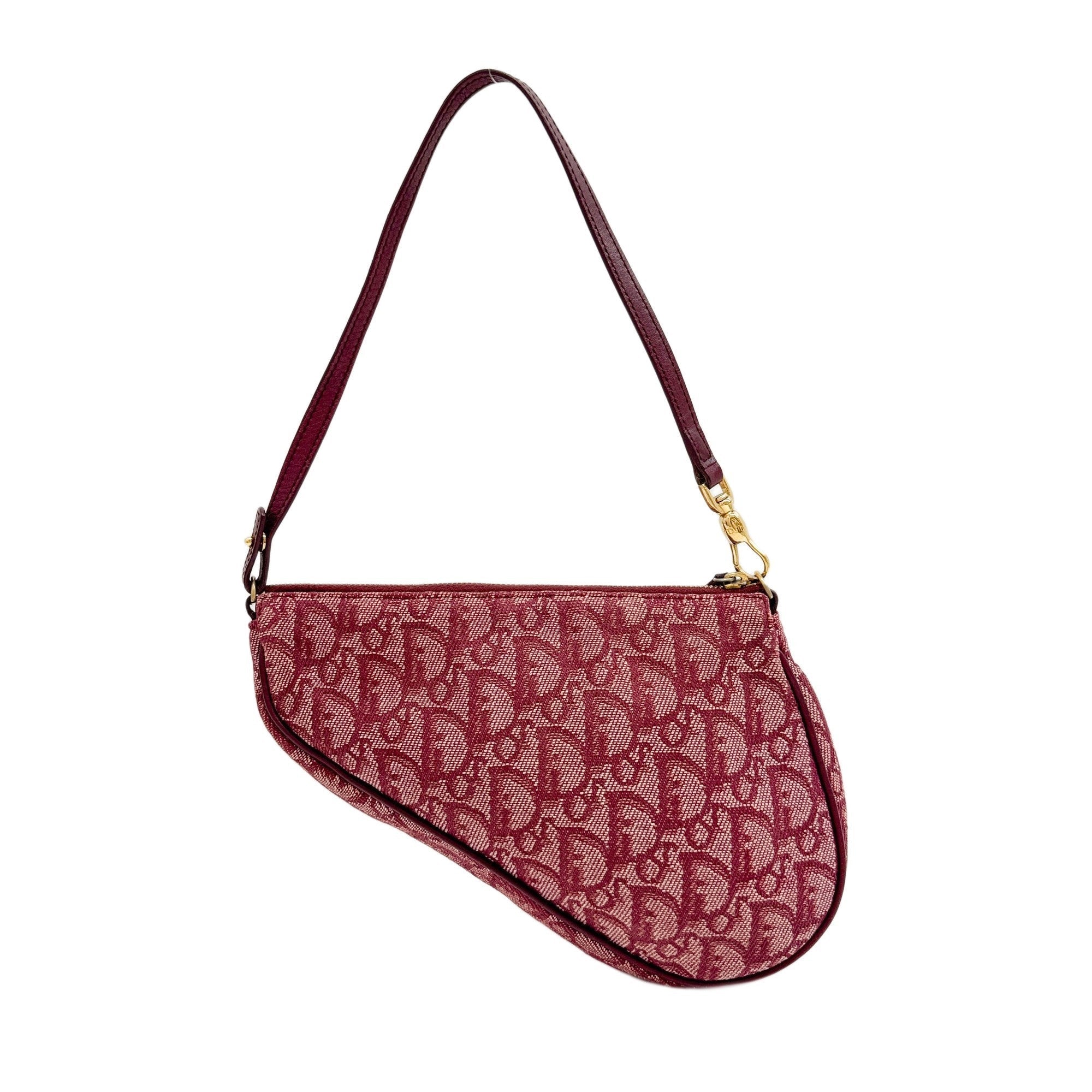 Saddle Vintage Classic Red Trotter Canvas Shoulder Bag