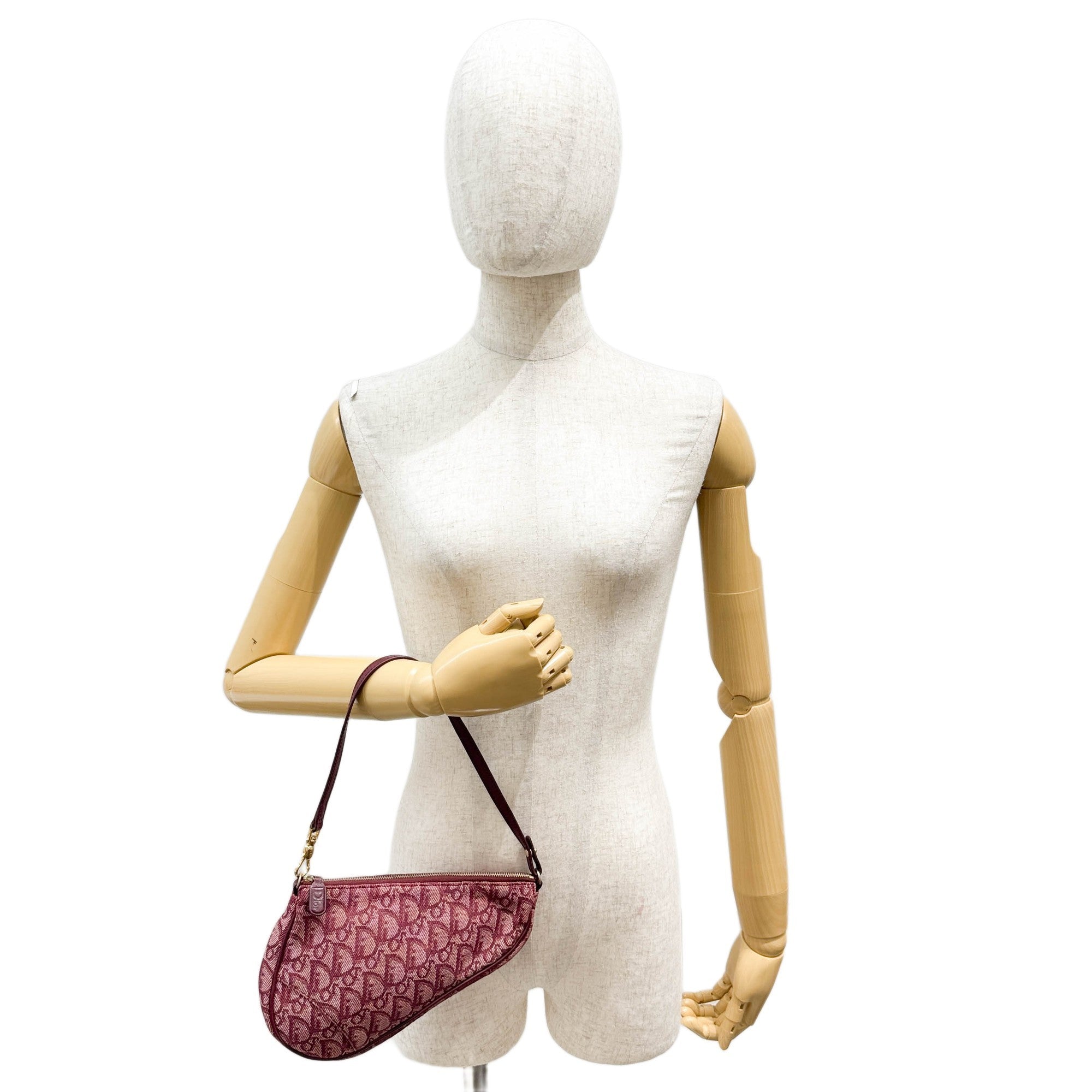 Saddle Vintage Classic Red Trotter Canvas Shoulder Bag