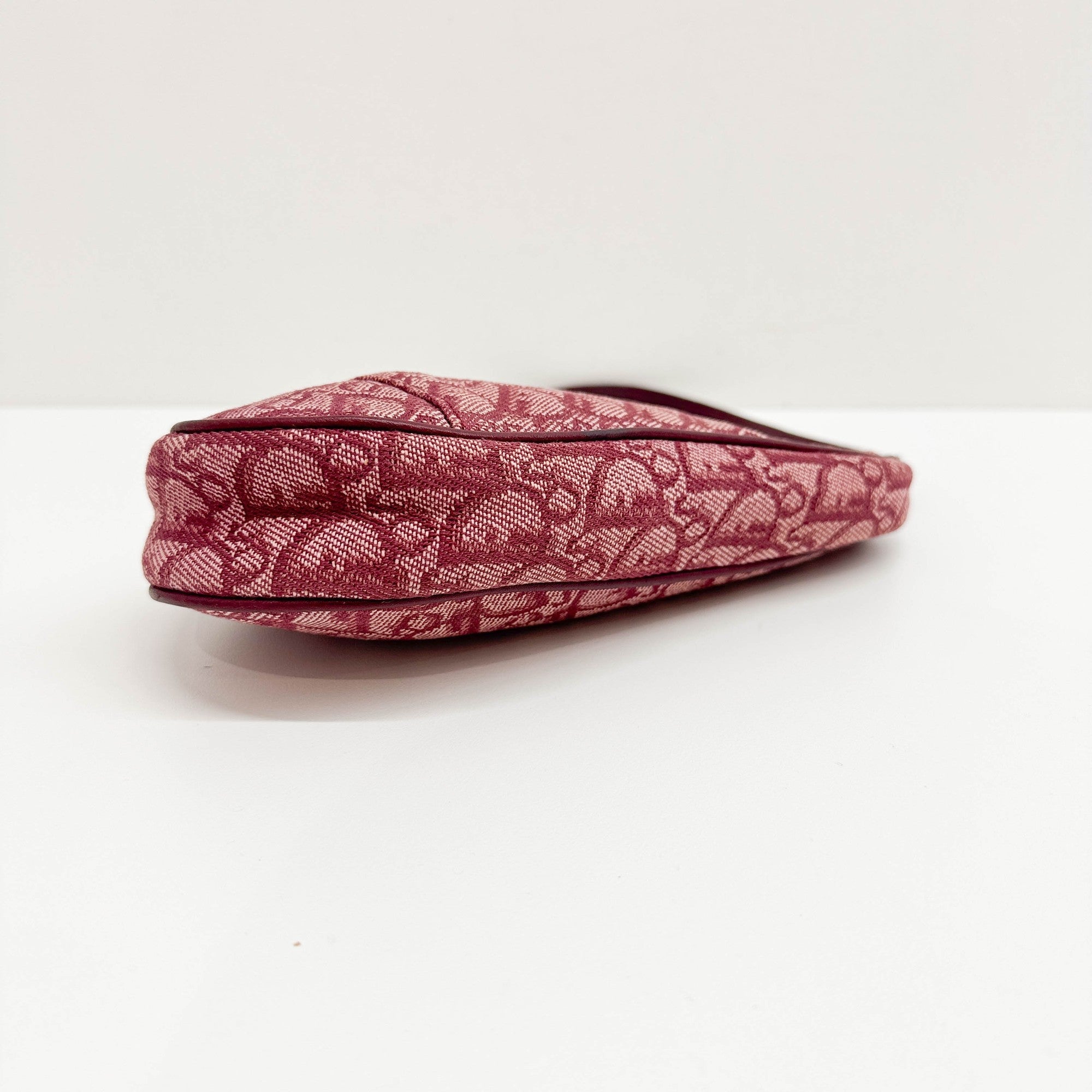 Saddle Vintage Classic Red Trotter Canvas Shoulder Bag