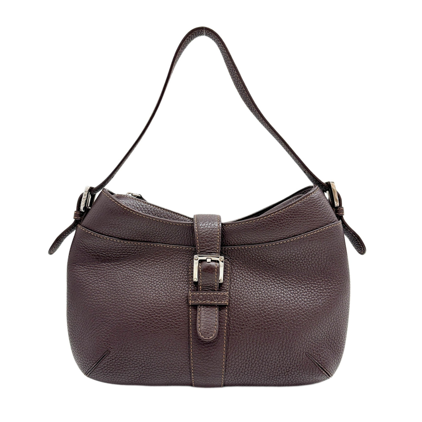 Brown Leather Shoulder Bag
