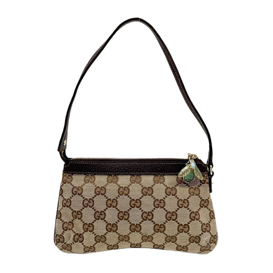 Pochette Bumblebee Charm GG Canvas Shoulder Bag
