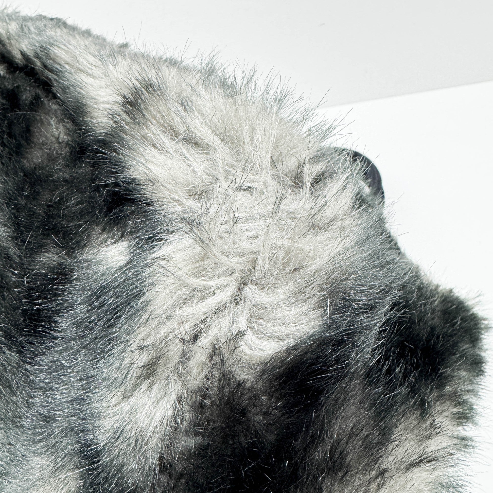 Canapa GM Black and Grey Eco-Fur Tote Bag