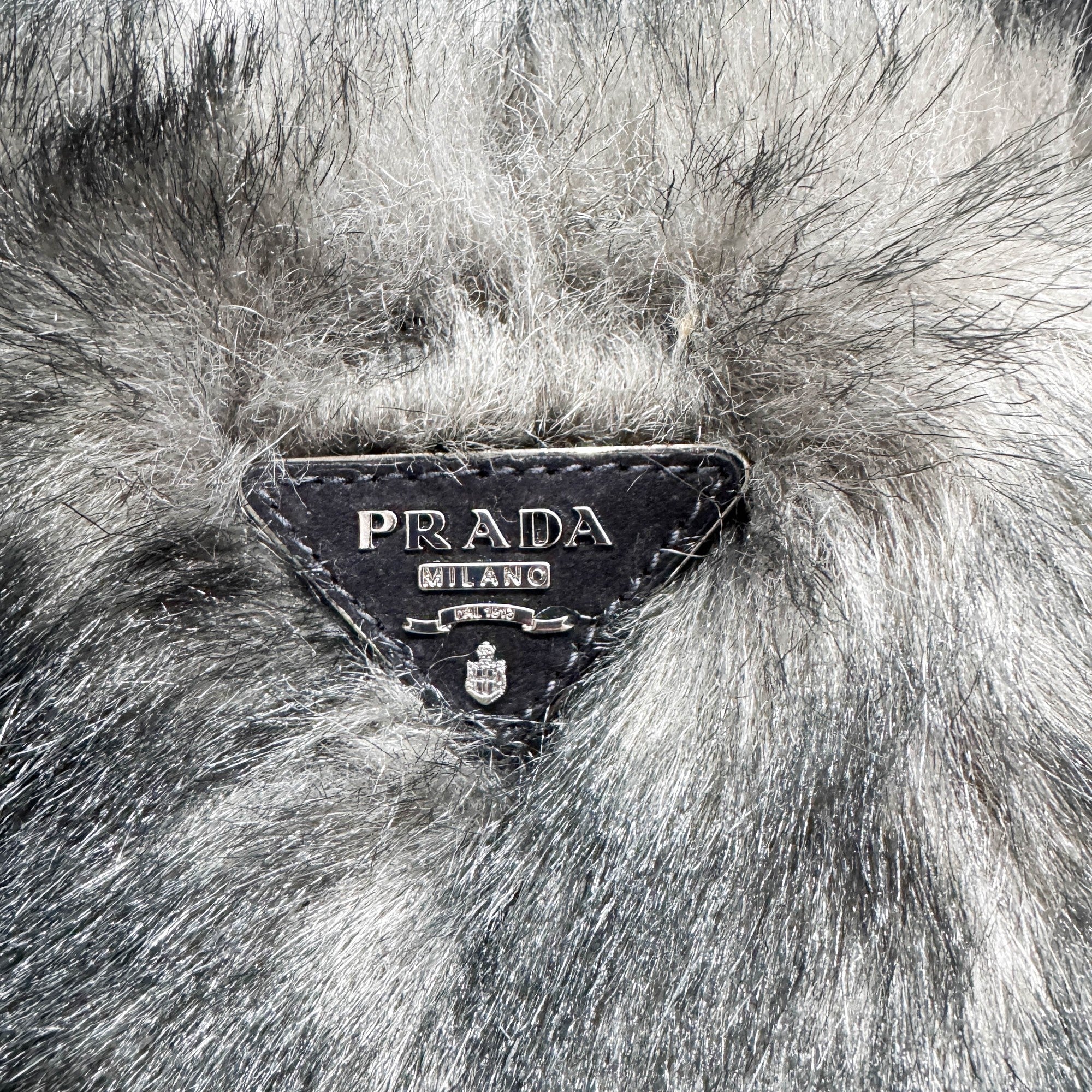 Canapa GM Black and Grey Eco-Fur Tote Bag