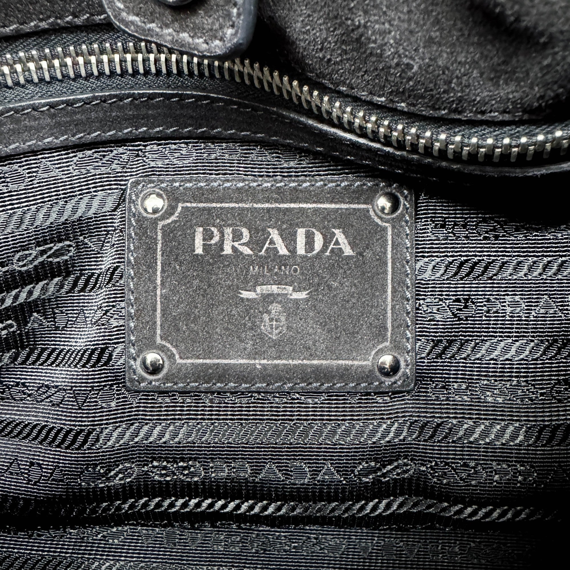 Canapa GM Black and Grey Eco-Fur Tote Bag