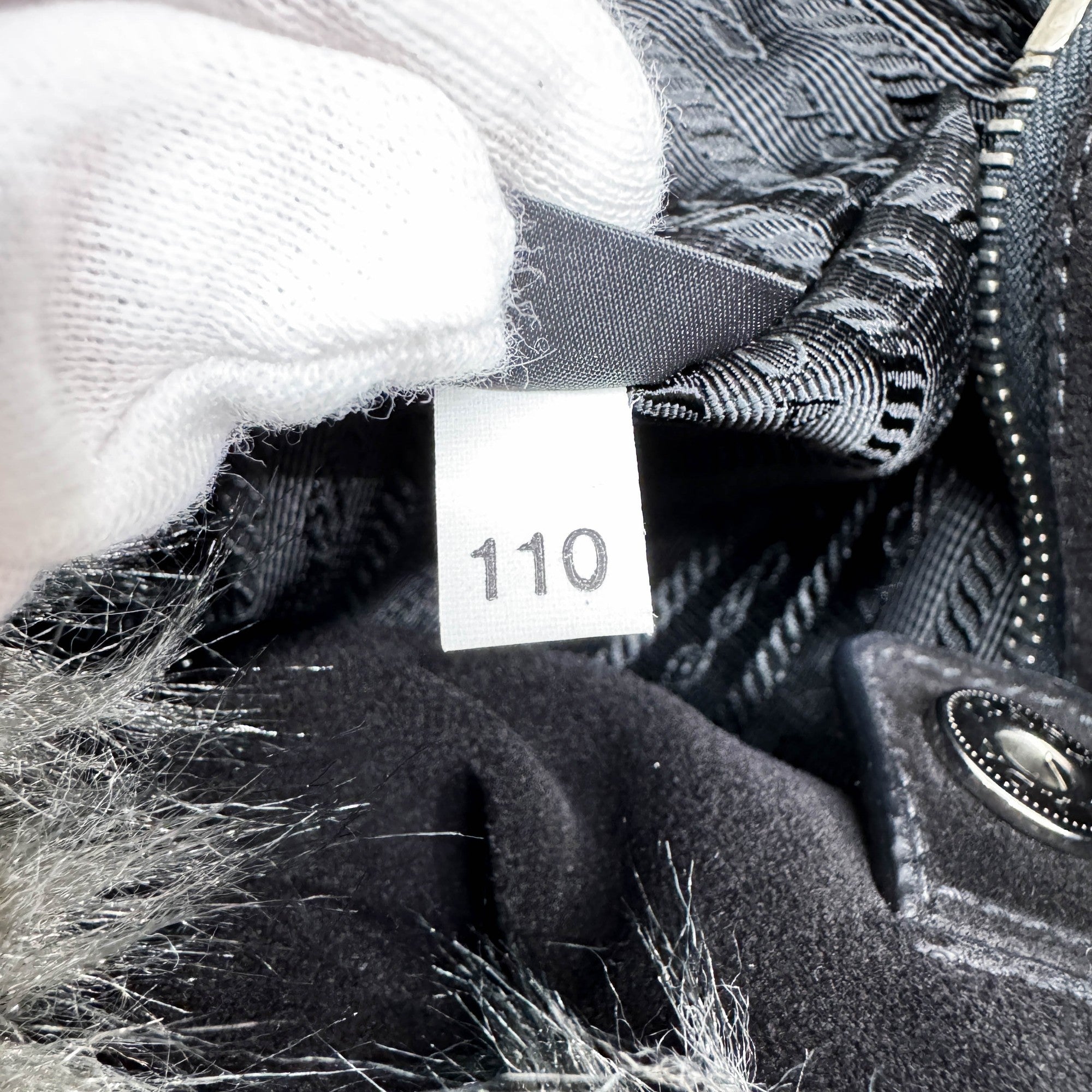 Canapa GM Black and Grey Eco-Fur Tote Bag