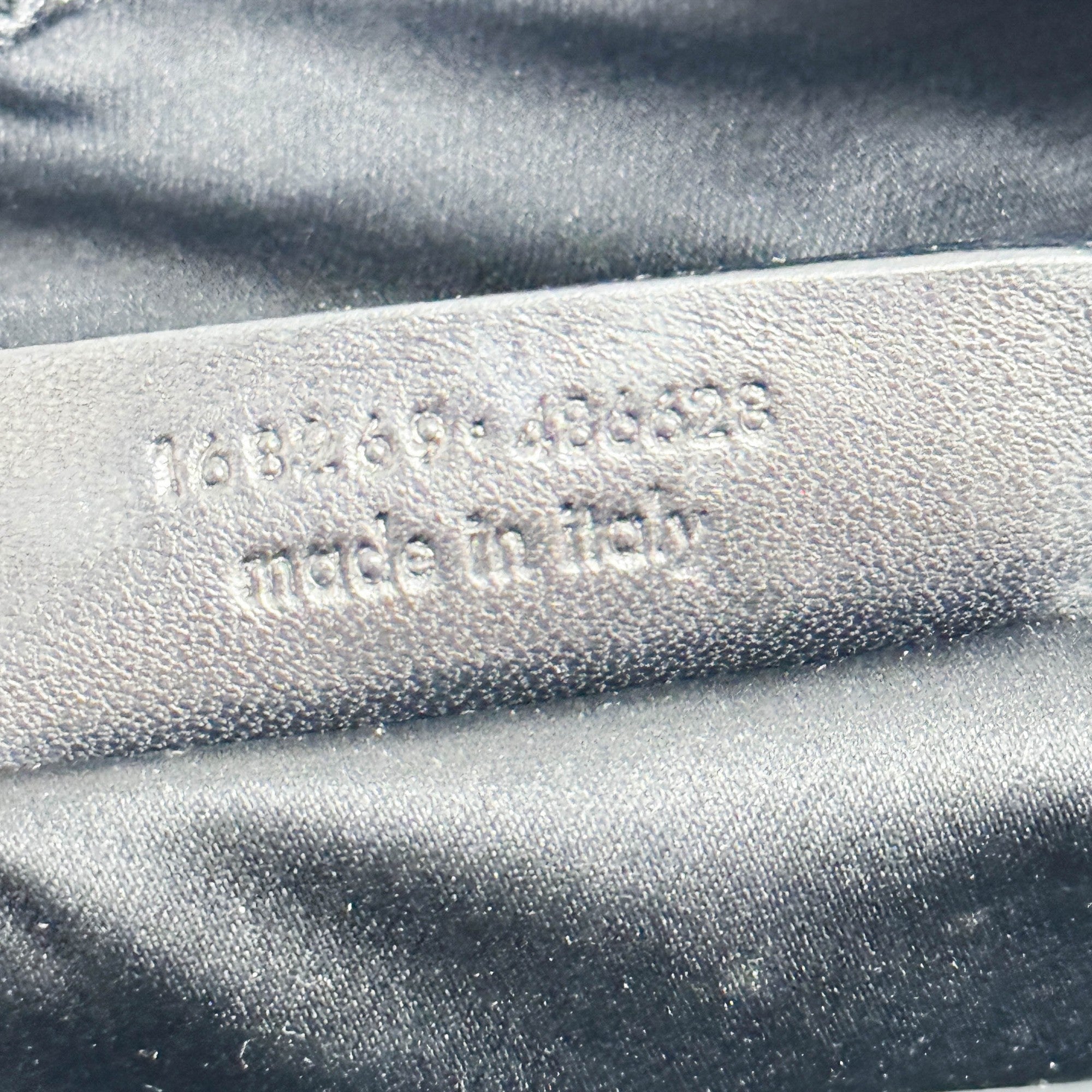 Muse Black Leather Shoulder Bag