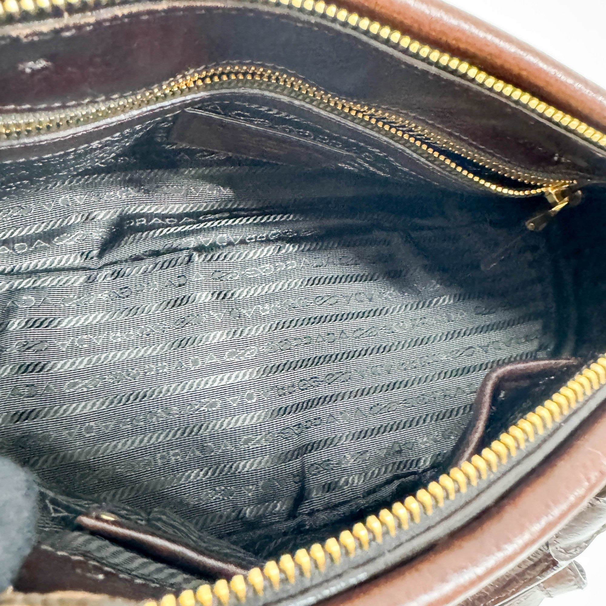 Cervo Antik Brown Leather Two Way Bag