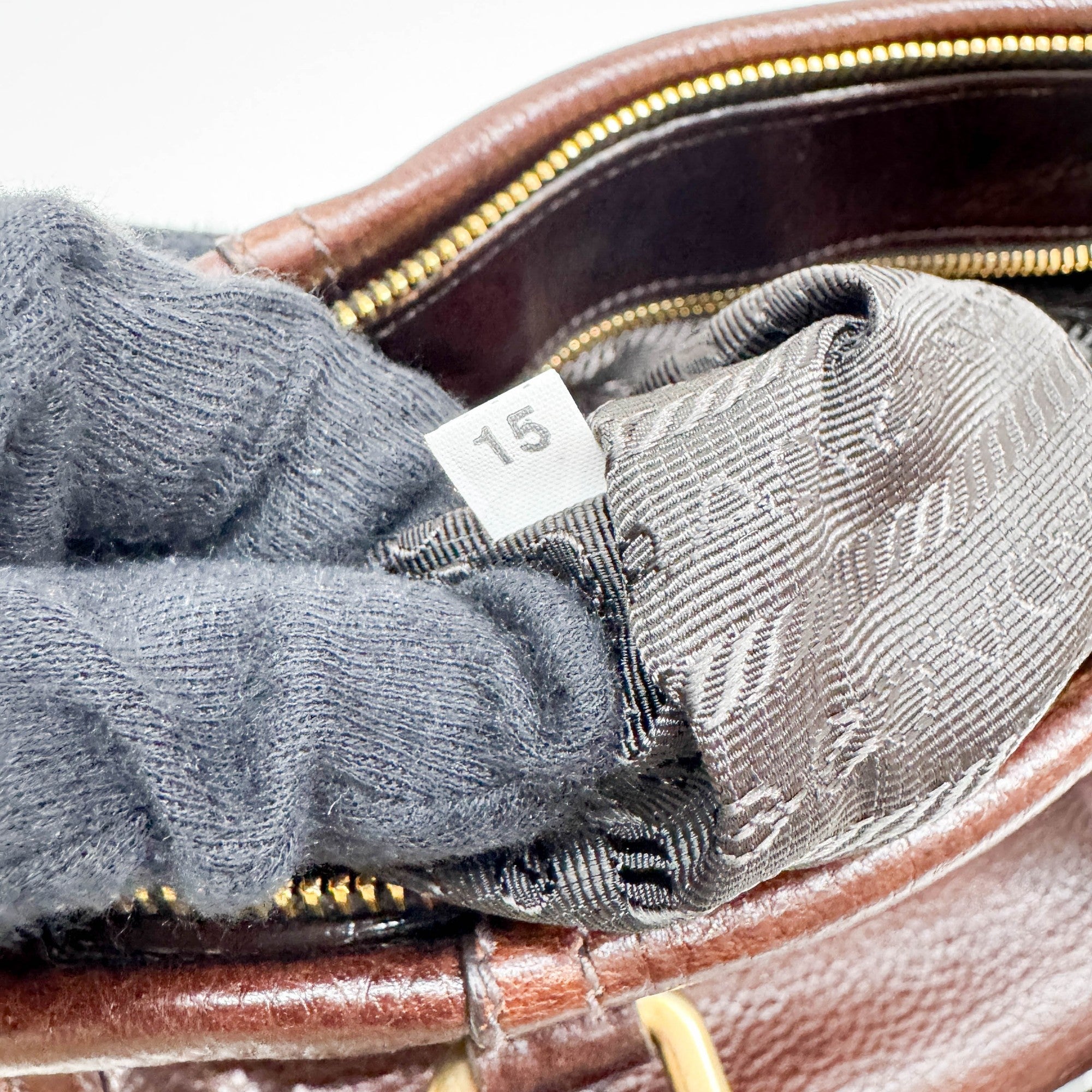 Cervo Antik Brown Leather Two Way Bag