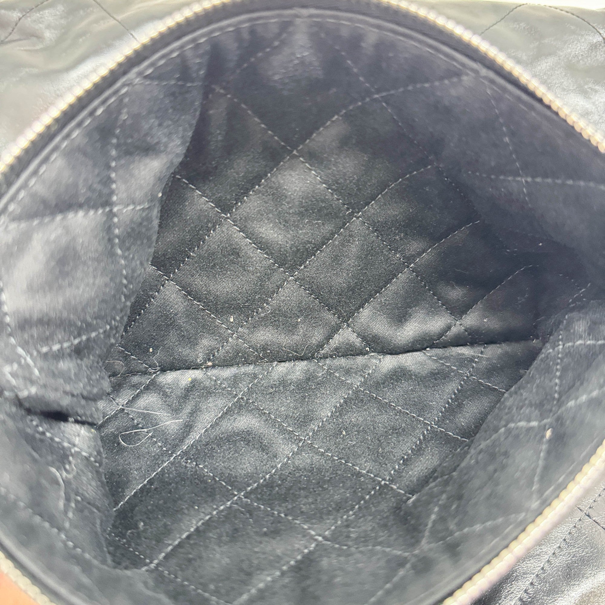 Chanel 22 2021-2026 Matelasse Black Leather Shoulder Bag