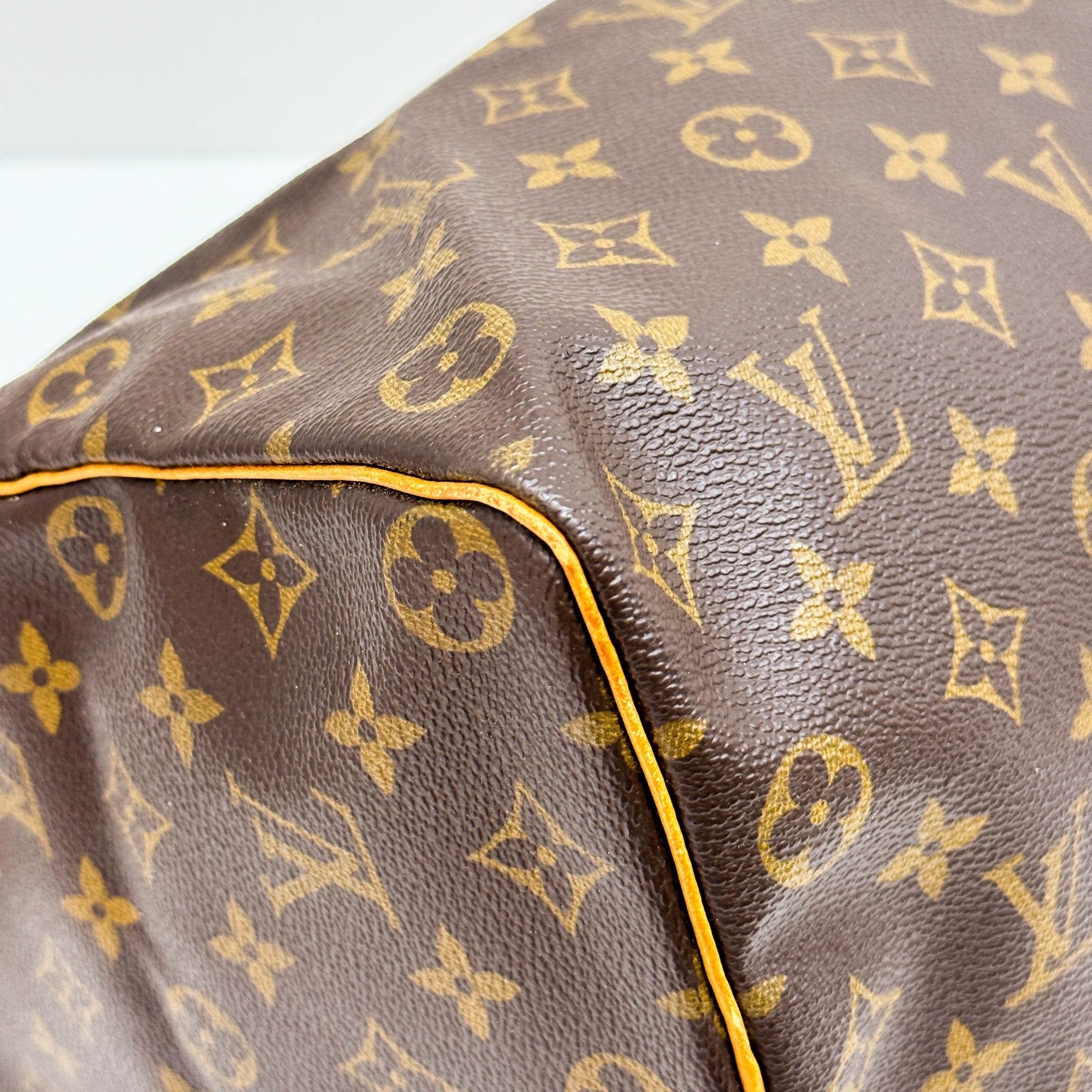 Speedy 35 Brown Monogram Canvas Hand Bag