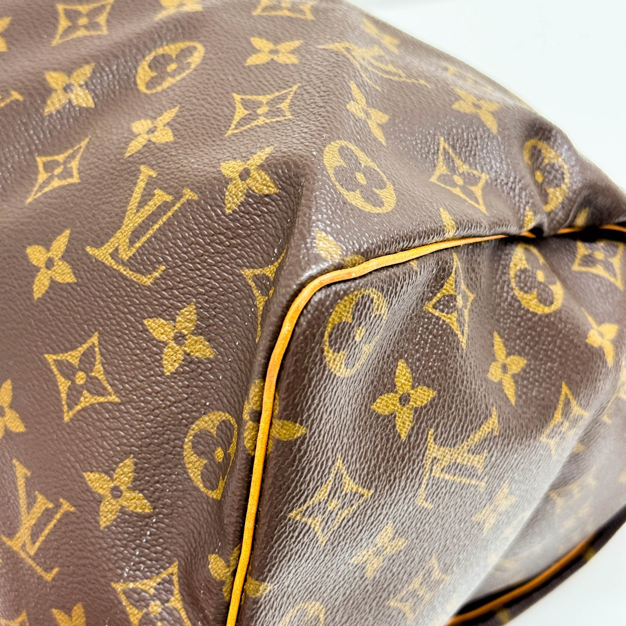 Speedy 35 Brown Monogram Canvas Hand Bag