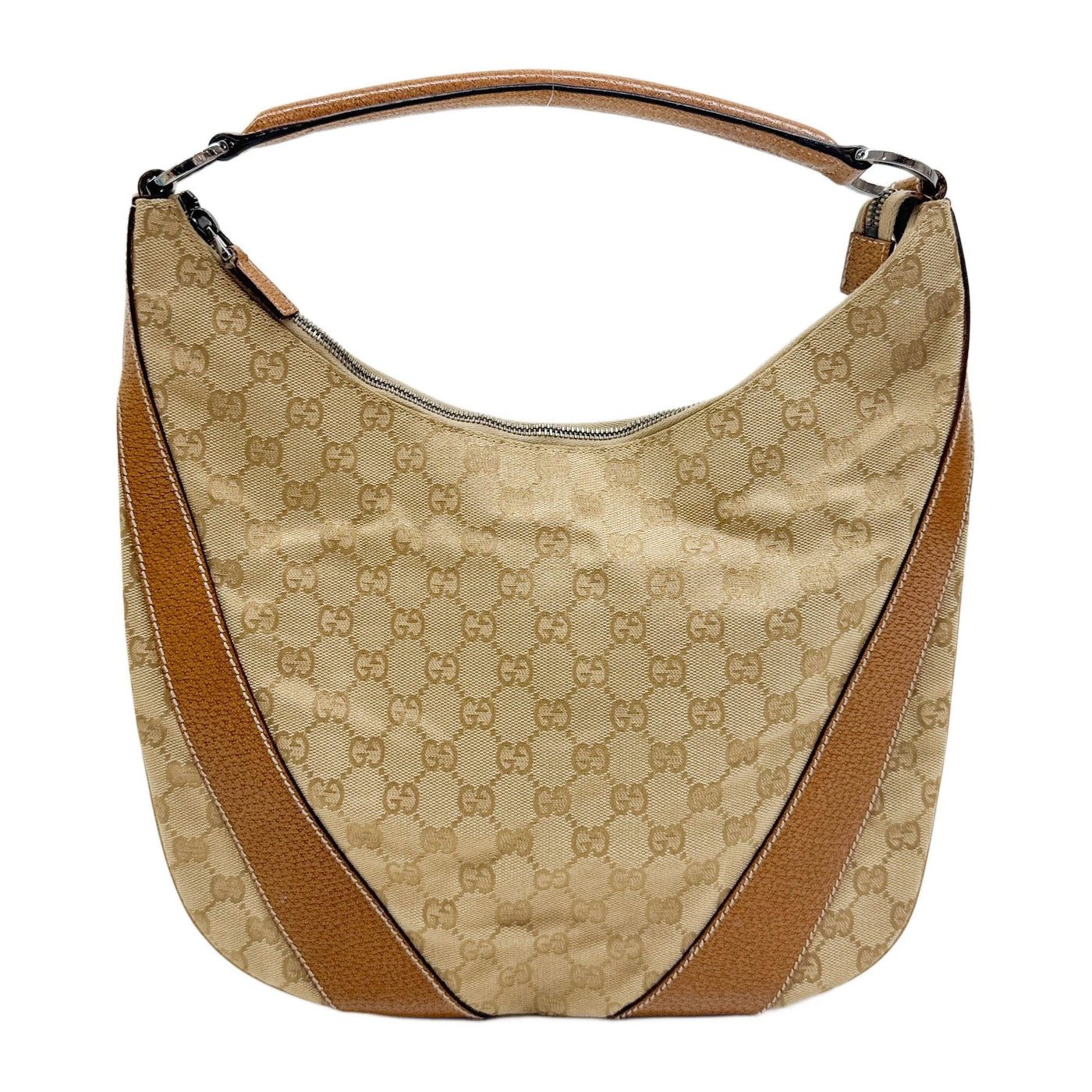 Brown GG Canvas Shoulder Bag