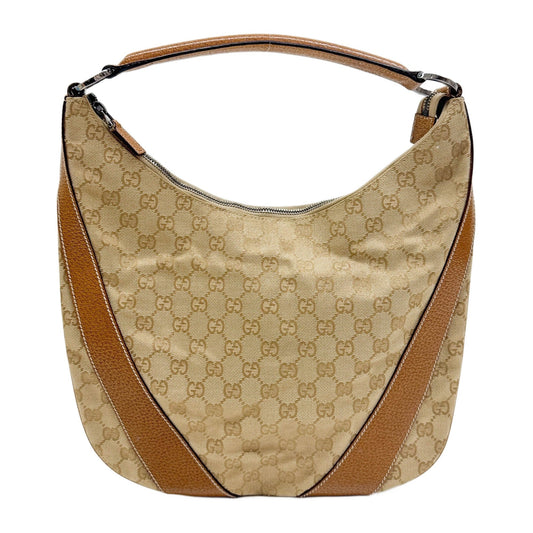 Brown GG Canvas Shoulder Bag