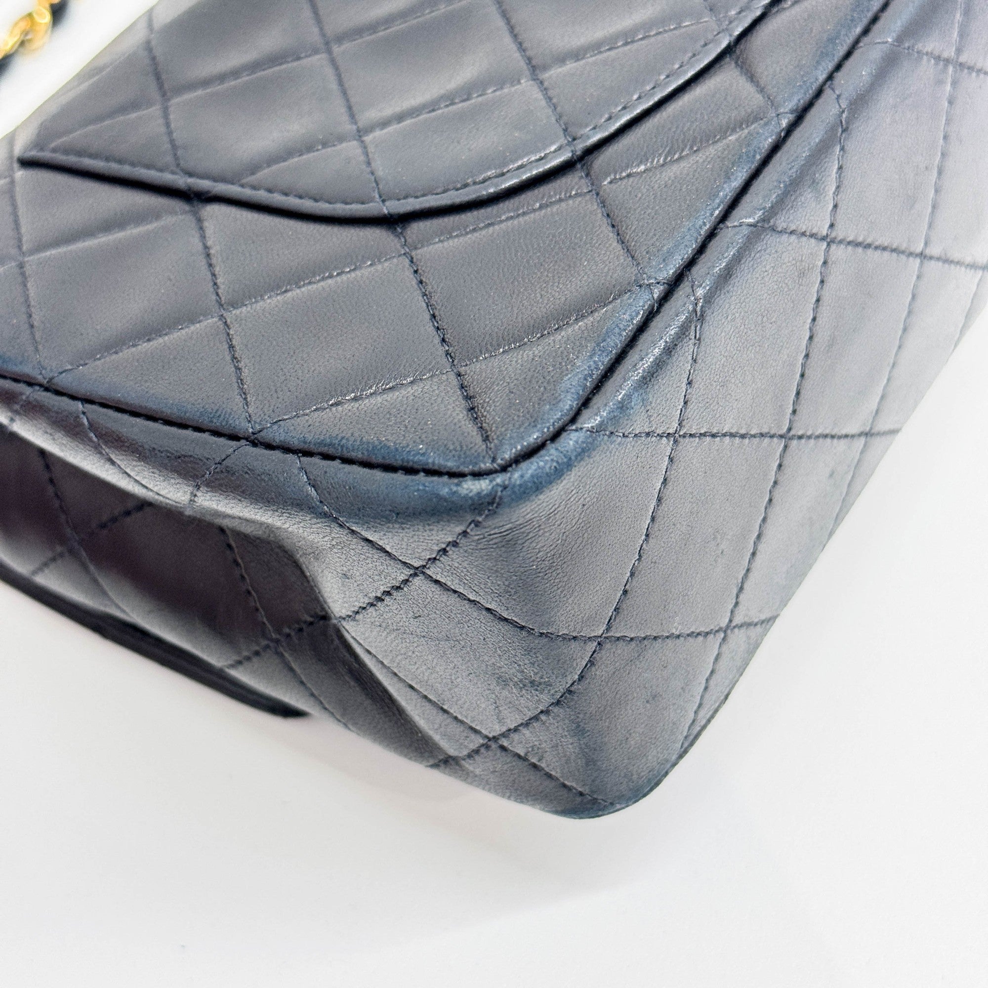 Classic Double Flap 2012 Matelasse Black Leather Shouder Bag