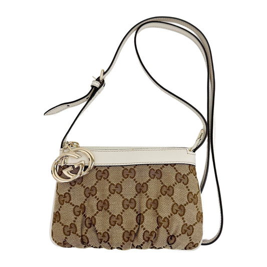 Mini Brown GG Canvas Crossbody Bag