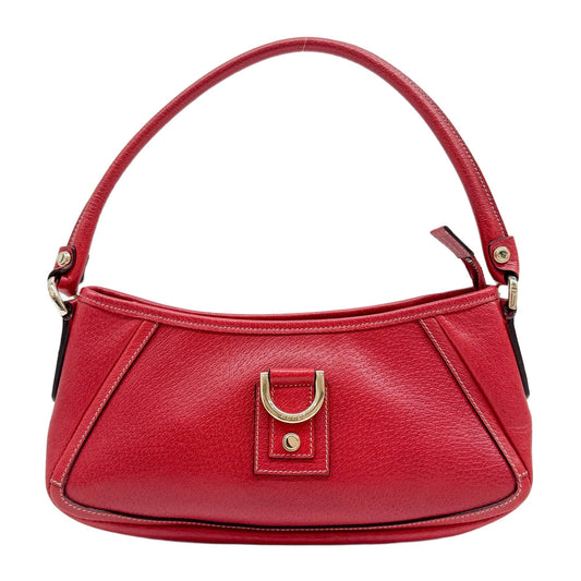 Abbey D-Ring Red Leather Shoulder Bag