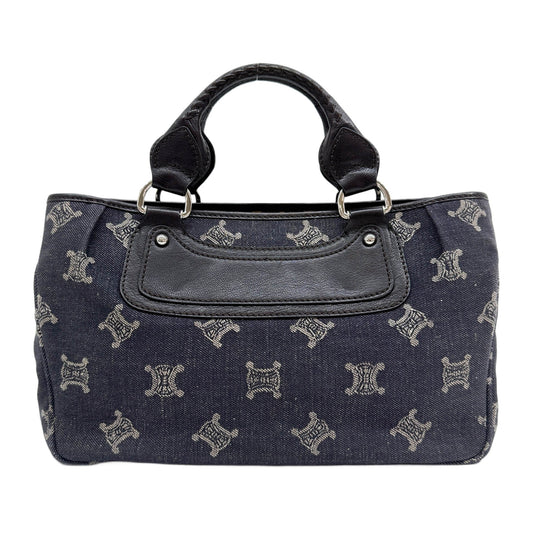 Boogie Macadam Navy Denim Handle Bag