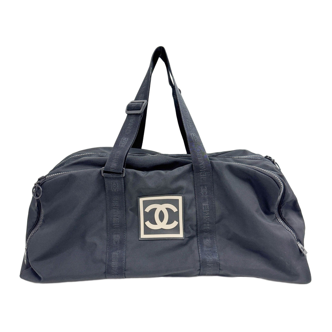 2002 Coco Mark Black Nylon Duffle Bag