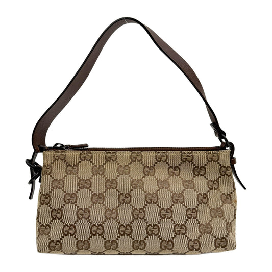 Brown GG Canvas Pouch Bag