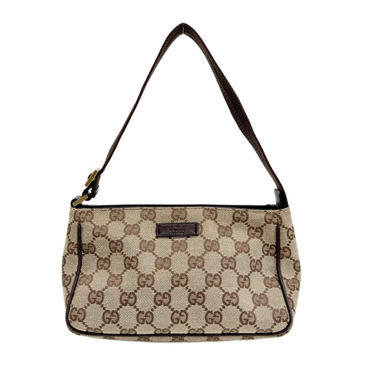 Brown GG Canvas Shoulder Bag