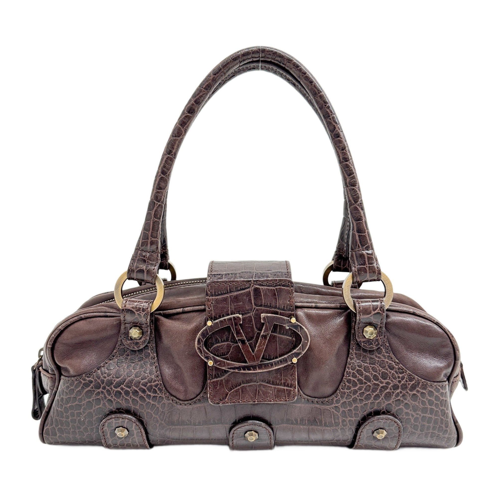 Brown Leather Shoulder Bag
