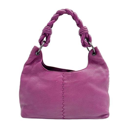 Hop Plum Purple Leather Shoulder Bag
