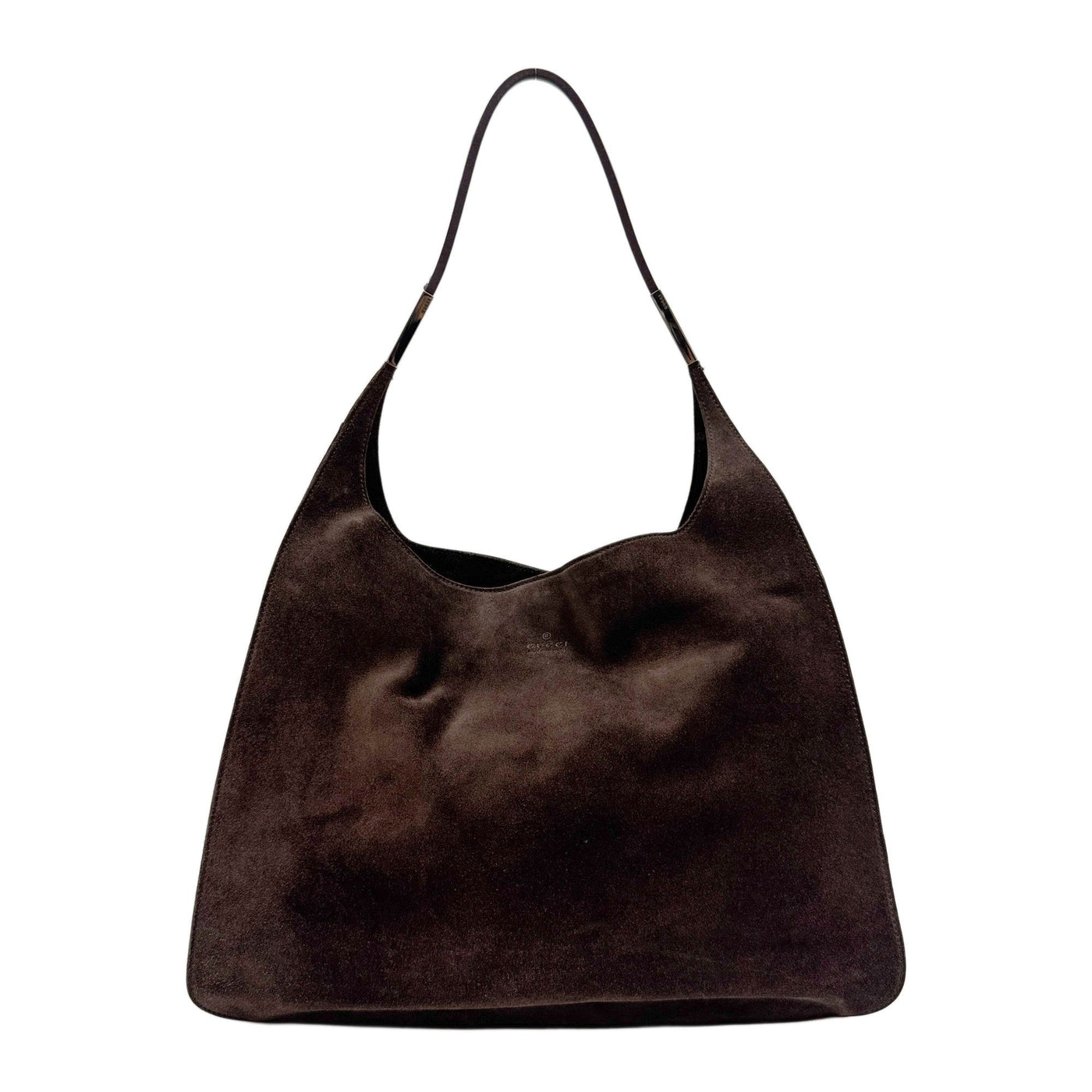 Brown Suede Shoulder Bag