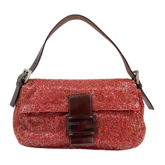 Baguette Red Beads Shoulder Bag