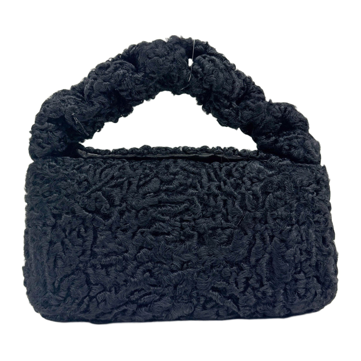 Black Fur Shoulder Bag