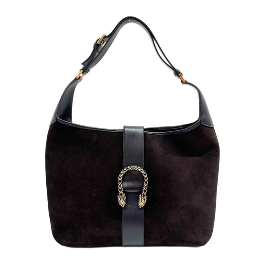 Dionysus Brown Suede Hobo Bag