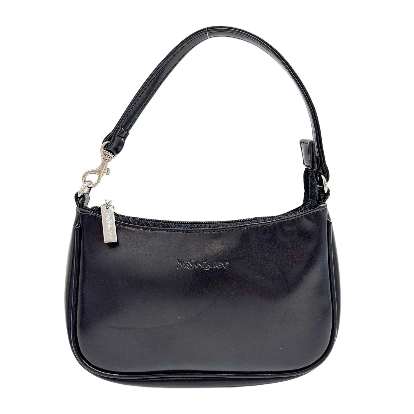 Black Leather Hand Bag