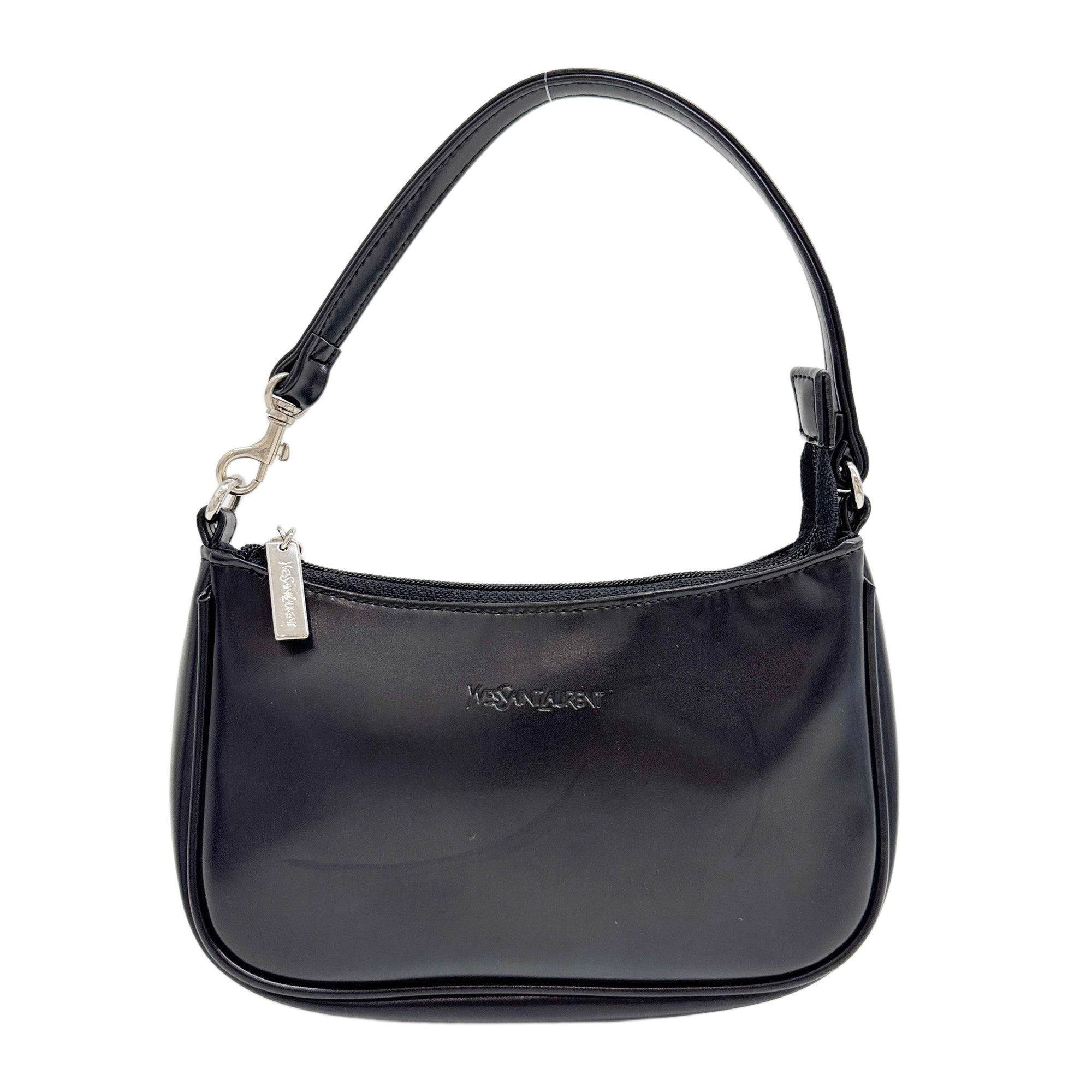Black Leather Hand Bag